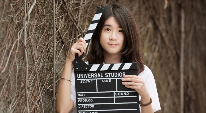 空靈系女孩編導微電影 從生活學英語傳播正能量